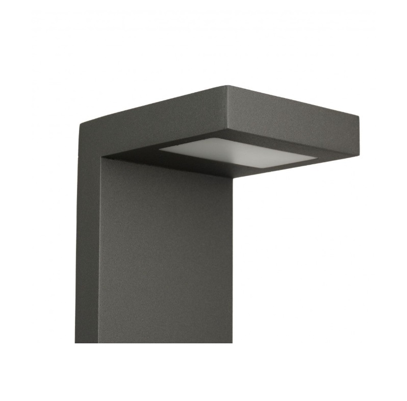 Lampa ogrodowa LED Karo 60 cm popielata IP54 10W 4000K