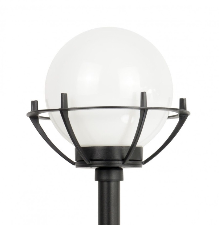 Lampa ogrodowa słupek Kula z koszykiem E27 IP43 102 cm