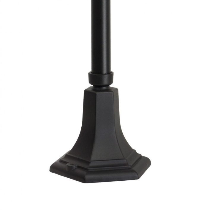Lampa ogrodowa stojąca Prince 167 czarna IP54 E27 167 cm