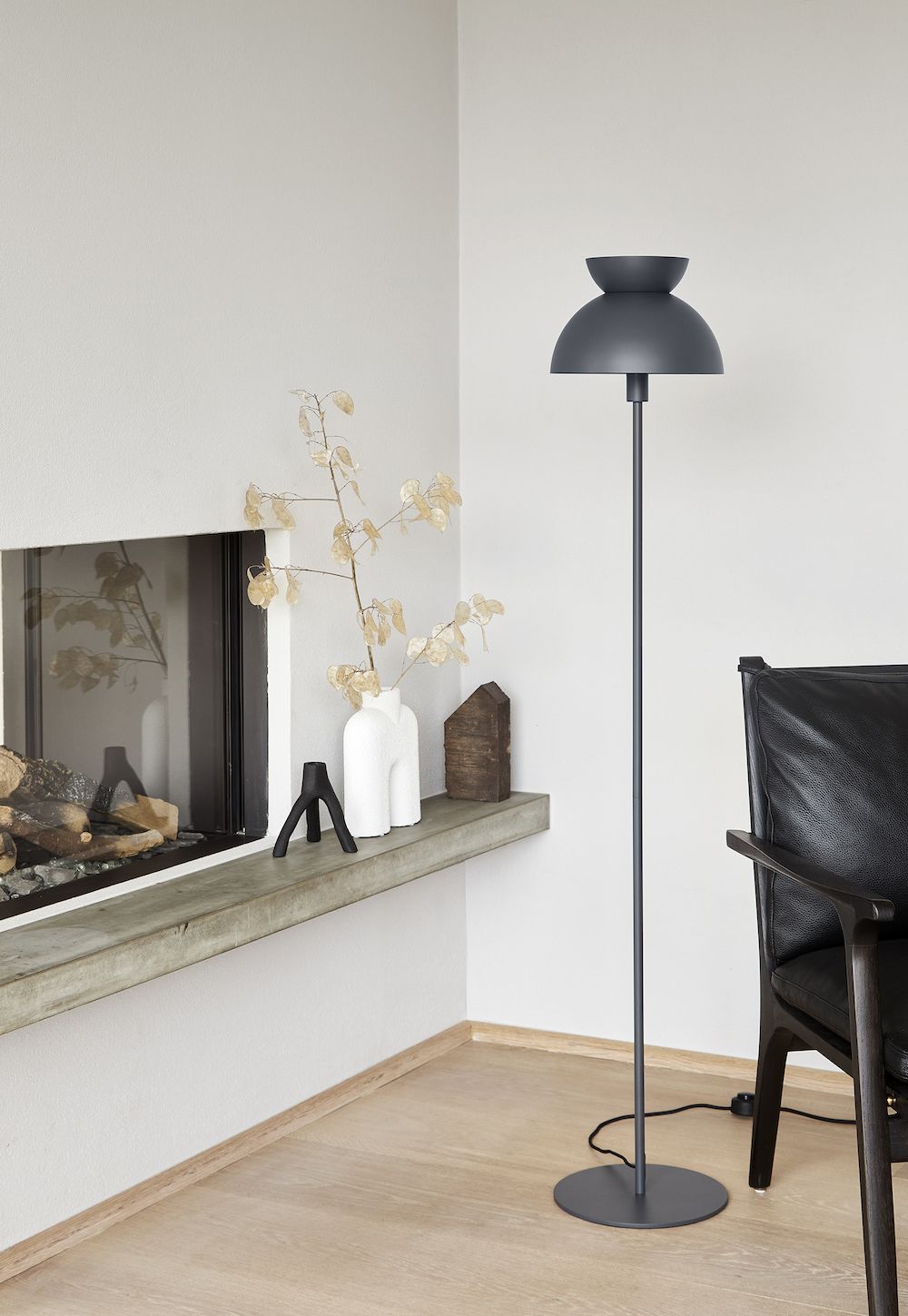 Lampa stojąca Butterfly E14 25W matowy granat IP20