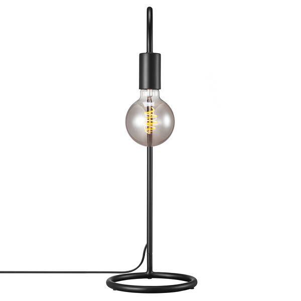 Lampa stołowa Paco E27 40W czarna – industrialny minimalizm Nordlux