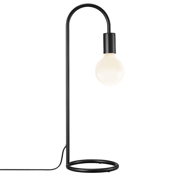 Lampa stołowa Paco E27 40W czarna – industrialny minimalizm Nordlux