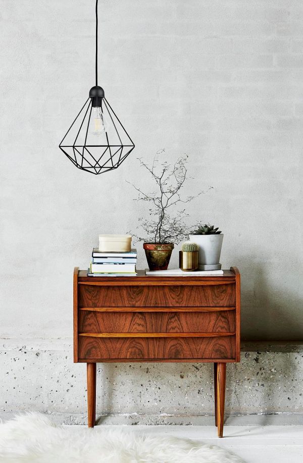 Lampa wisząca Nordlux Tees czarna metalowa z ażurowym kloszem E27