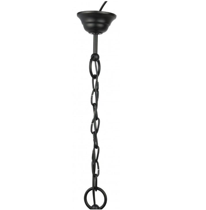 Lampa wisząca ogrodowa Kula z koszykiem E27 IP43 25 cm – nad drzwi lub na taras