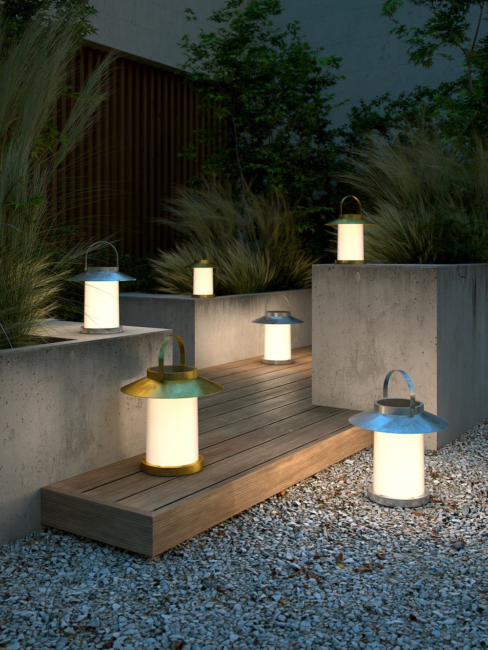 Lampka solarna Temple To-Go M – przenośna lampa LED 3W, ciepłe światło 3000K, IP54