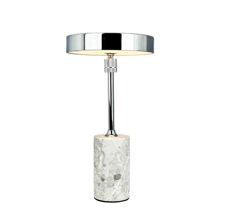 Marmurowa lampka stołowa Starlight LED z akumulatorem USB