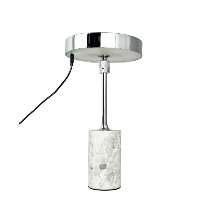 Marmurowa lampka stołowa Starlight LED z akumulatorem USB
