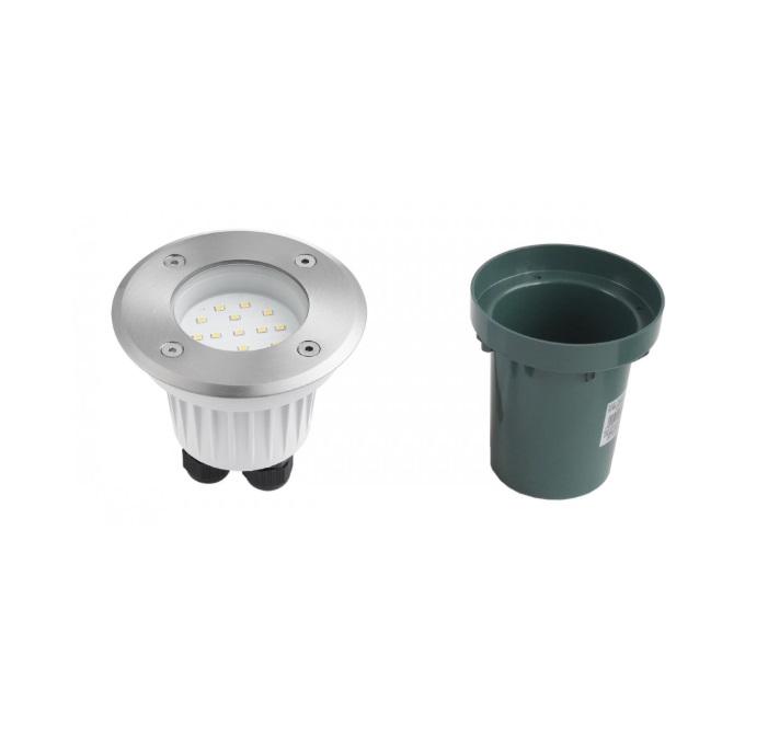 Oprawa dogruntowa LED Leda IP67 1W 3000K – odporna i wodoodporna do kostki brukowej