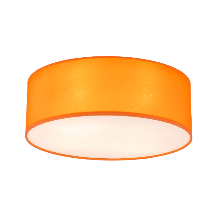 Pomarańczowy plafon sufitowy Nicola 38 cm z 4 oprawkami E27 IP20