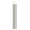 Nowoczesny słupek ogrodowy aluminiowy Cube 85 cm E27 IP44