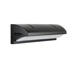 Czarna lampa ścienna zewnętrzna Nelly IP54 z kierunkowym światłem