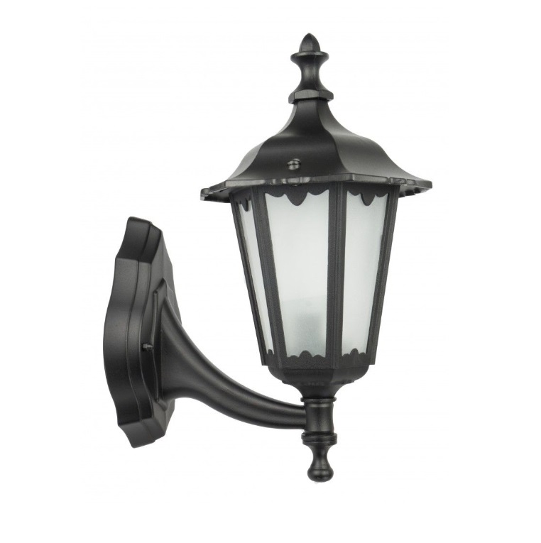 Kinkiet ogrodowy Retro Midi UP czarny IP43 E27