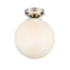 Lampa sufitowa Stintino kula IP44 satynowy nikiel