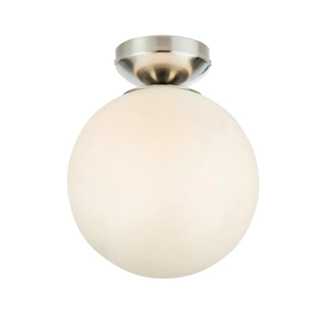 Lampa sufitowa Stintino kula IP44 satynowy nikiel
