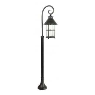 Lampa ogrodowa stojąca Toledo 115 czarna IP23 E27 60W