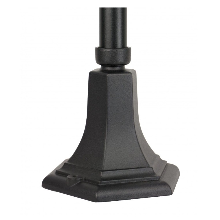 Lampa ogrodowa stojąca Witraż 80 cm czarna IP43 E27