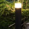 Lampa ogrodowa stojąca Cube 60 cm antracyt IP44 E27