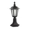 Latarnia ogrodowa Retro Midi 45 cm czarna IP43 aluminiowa