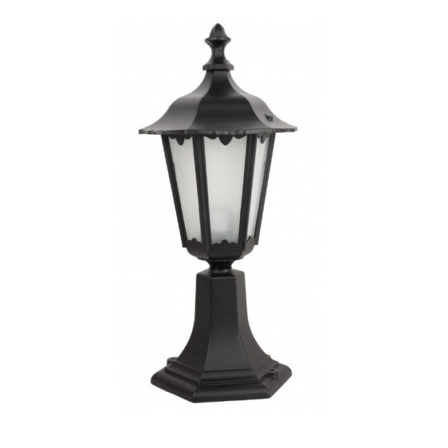 Latarnia ogrodowa Retro Midi 45 cm czarna IP43 aluminiowa
