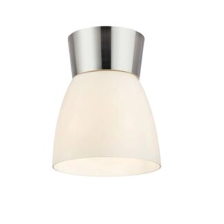 Plafon Nerja srebrny satynowy Ø17 cm E27 IP20