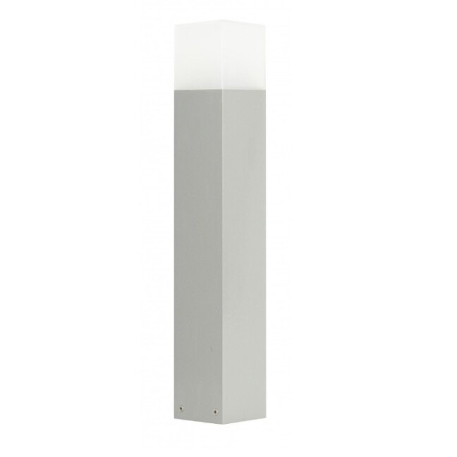 Słupek oświetleniowy Cube 60 IP44 z aluminium – nowoczesna lampa ogrodowa