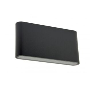 Kinkiet zewnętrzny LED Slim czarny 11W IP54 światło góra-dół