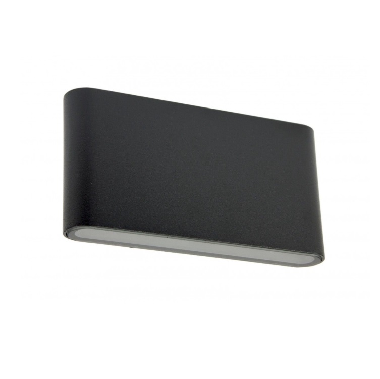 Kinkiet zewnętrzny LED Slim czarny 11W IP54 światło góra-dół