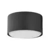 Czarna lampa sufitowa, minimalistyczna