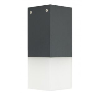 Sufitowy spot zewnętrzny Cube IP44 E27 antracyt