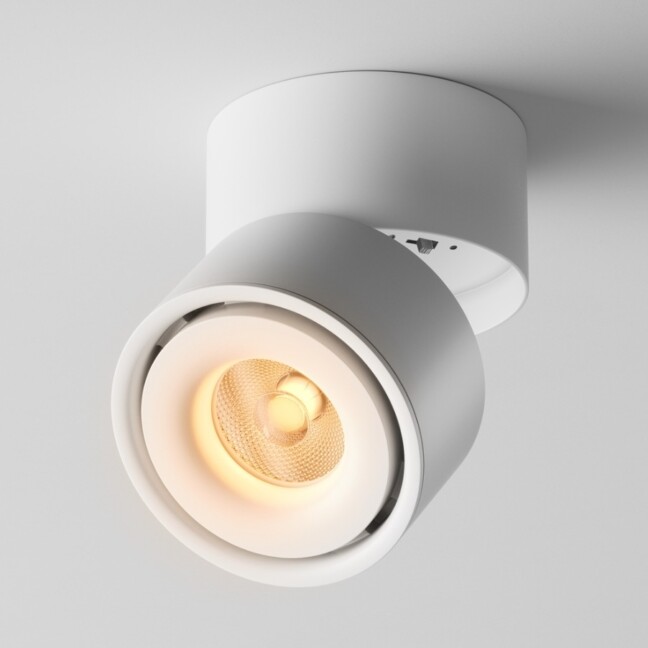 Reflektor sufitowy LED Yin biały 15W z regulacją barwy i kierunku światła