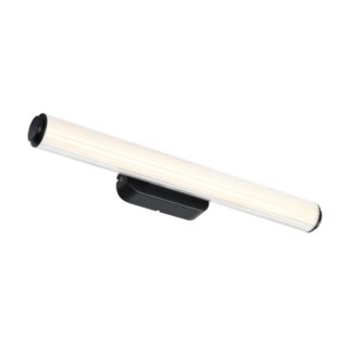 Czarny kinkiet łazienkowy LED Virelle 50 z regulowaną barwą światła