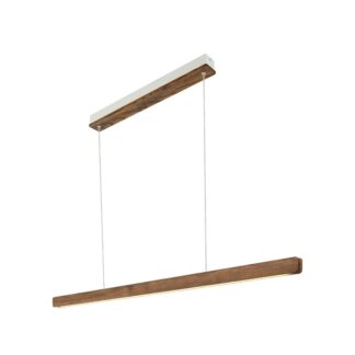 Drewniana lampa wisząca Ilgas LED 115 cm z jesionu - naturalne wykończenie