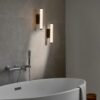 Kinkiet łazienkowy LED Virelle 32 czarny 8W 3000–4000K IP44