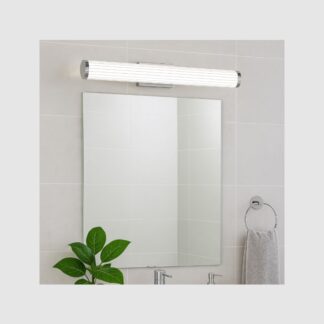 Srebrny kinkiet łazienkowy Vena 60 LED CCT 12W nad lustro z regulacją barwy światła