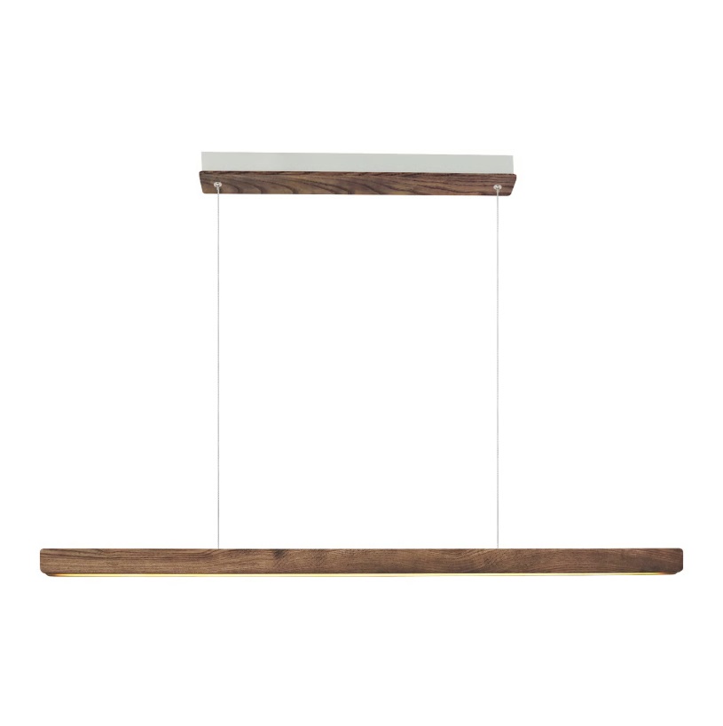 Drewniana lampa wisząca Ilgas LED 115 cm z jesionu - naturalne wykończenie