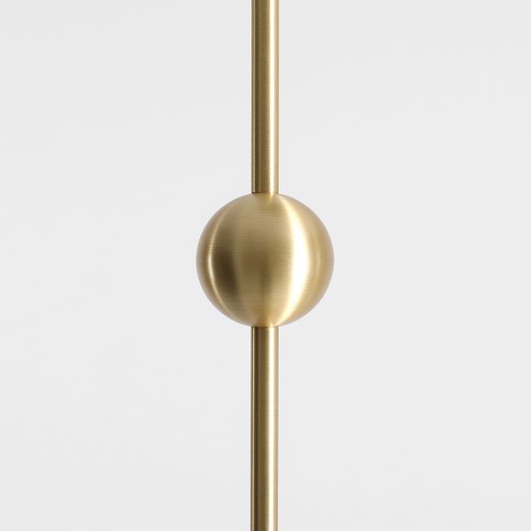 Lampa wisząca Mae 3 mosiądz z trzema kloszami - Artera & Ardant