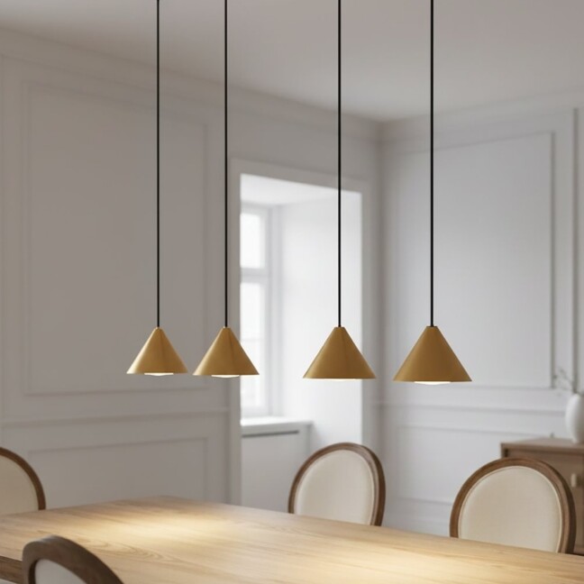 Lampa wisząca Elit 4 złota GX53 - 4 punktowa