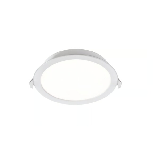 Biały downlight LED Manacor 18, wpuszczany do łazienki, IP44, 1100 lm