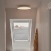 Płaski plafon LED 36 cm do łazienki i korytarza IP65 - Nordlux Serenova 36