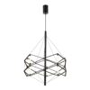 Czarna lampa wisząca geometryczna LED nad stół Space 60