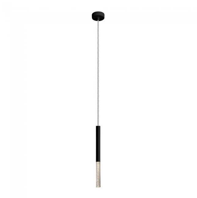 Lampa wisząca One czarna LED 5W 3000K – smukła tuba
