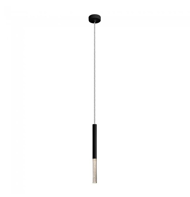 Lampa wisząca One czarna LED 5W 3000K – smukła tuba