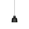 Mała, nowoczesna, czarna lampa wisząca Louella 20 cm - nad wyspę kuchenną