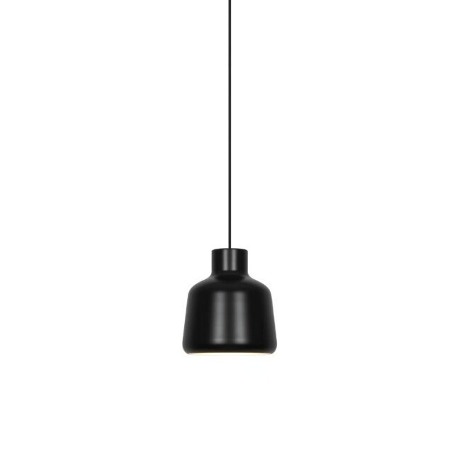 Mała, nowoczesna, czarna lampa wisząca Louella 20 cm - nad wyspę kuchenną