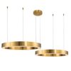 Nowoczesna lampa wisząca dwa ringi LED Circle 2 60+60
