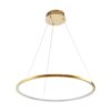 Lampa wisząca złoty pierścień LED nad stół Circle Slim 60