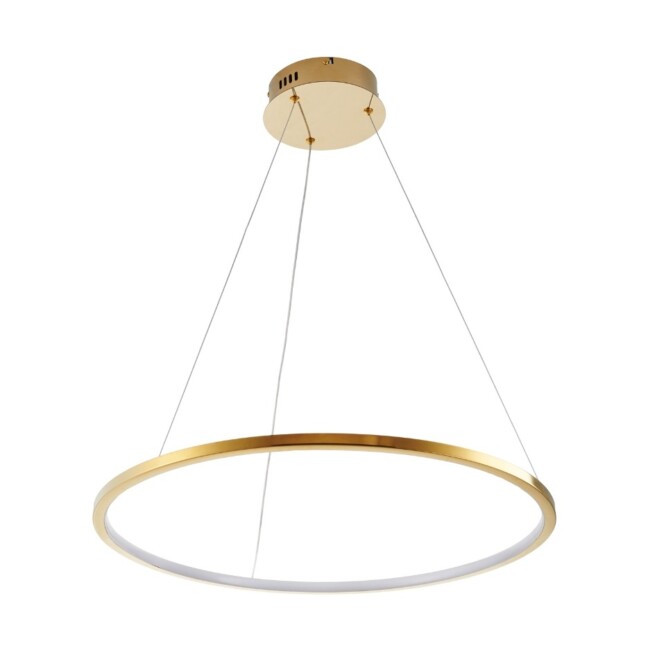 Lampa wisząca złoty pierścień LED nad stół Circle Slim 60