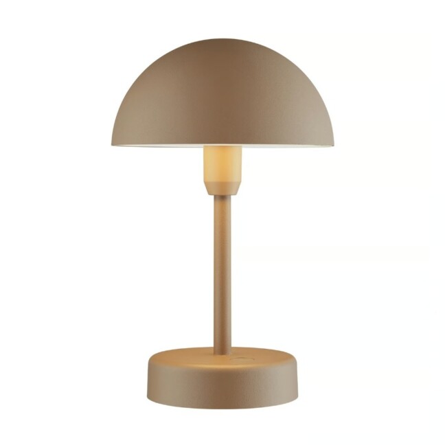 Lampka biurkowa Ellen To-Go LED 300lm brązowa z ładowarką USB