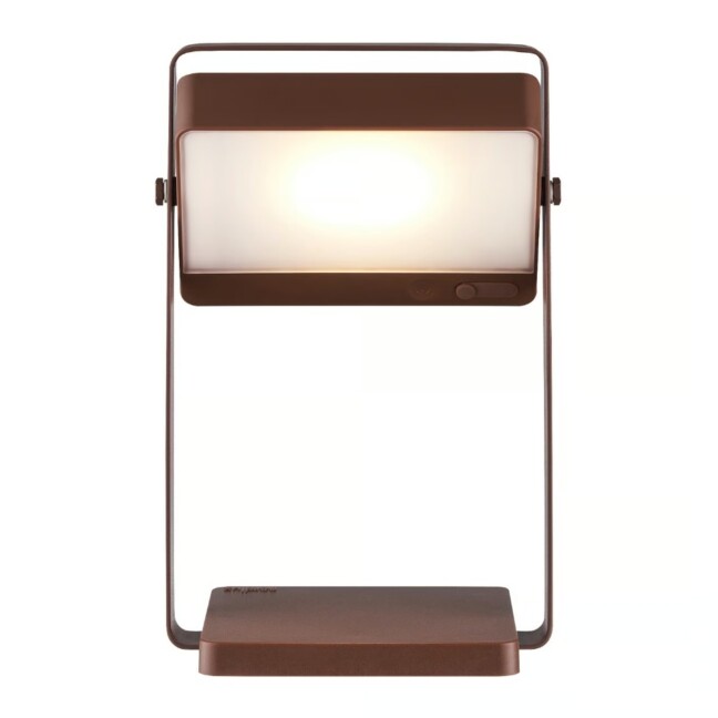 Solarna lampka przenośna Saulio Nordlux, 200 lm, LED, brązowa - z regulacją jasności