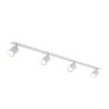 Biała listwa podtynkowa Nex 4x GU10, ruchome klosze - TK Lighting